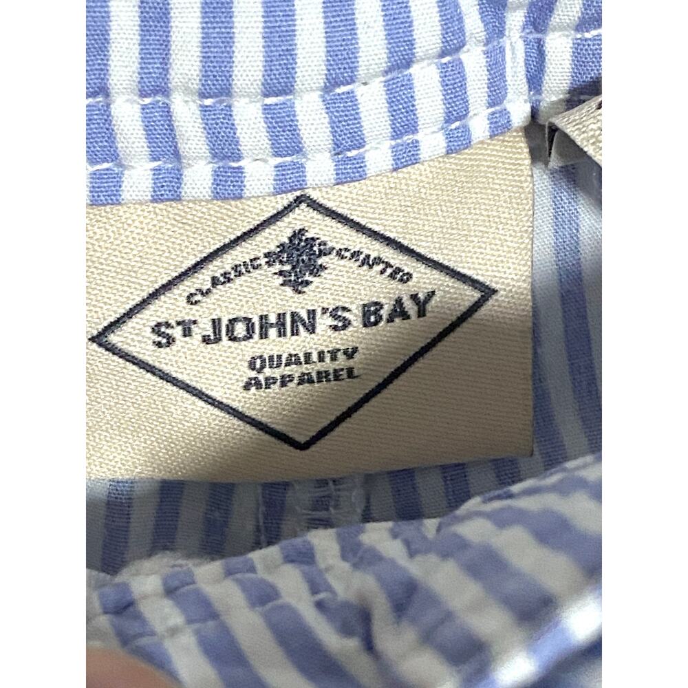 St Johns Bay Bermuda Cargo Shorts Womens 16 Cinched Tie Leg Nautical Coastal - Picture 6 of 7